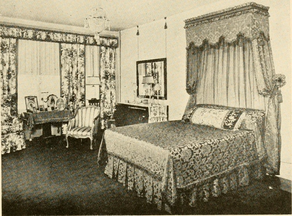 An illustration from Interiors beautiful and the decoration of the home, 1922, leaf 96