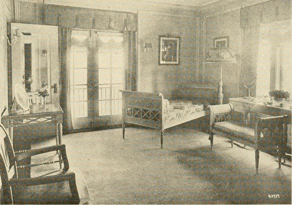 An illustration from Interiors beautiful and the decoration of the home, 1922, leaf 96
