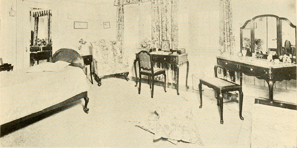 An illustration from Interiors beautiful and the decoration of the home, 1922, leaf 98