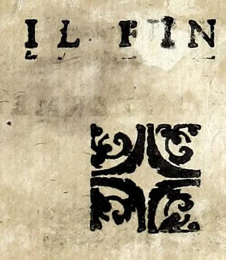 An illustration from Intermedii da rapresentarsi in musica nel Filarmindo, che si doura recitar in Fano l'anno M.DC.XXXVII, 1637, leaf 47