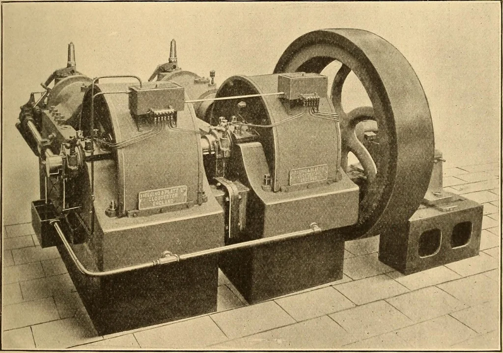 An illustration from The internal combustion engine; being a text book on gas, oil and petrol engines, for the use of students and engineers, 1909, leaf 154