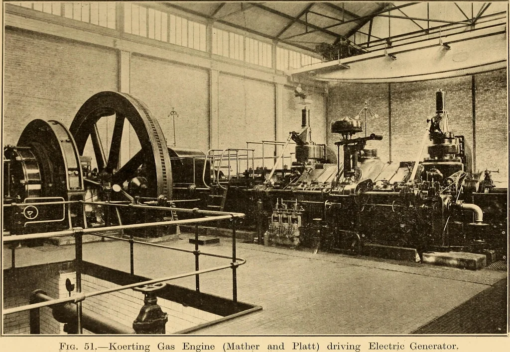 An illustration from The internal combustion engine; being a text book on gas, oil and petrol engines, for the use of students and engineers, 1909, leaf 180