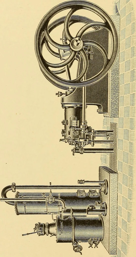 An illustration from The internal combustion engine; being a text book on gas, oil and petrol engines, for the use of students and engineers, 1909, leaf 203