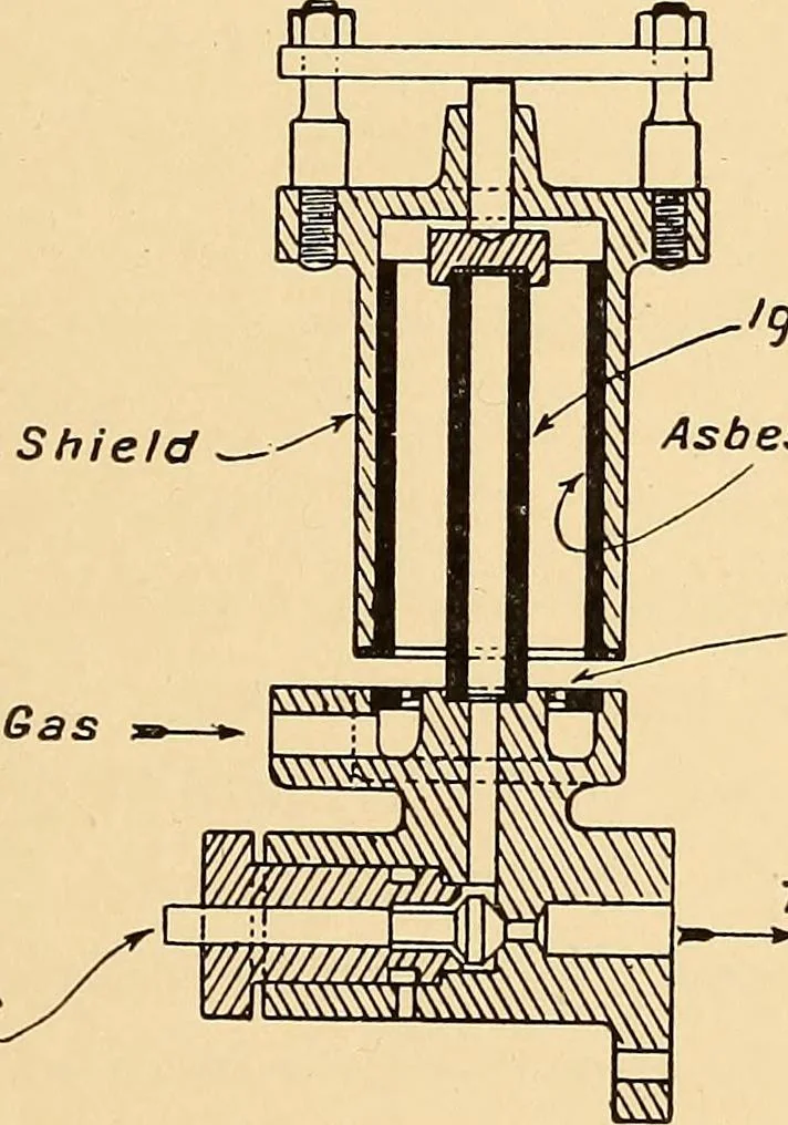 An illustration from The internal combustion engine; being a text book on gas, oil and petrol engines, for the use of students and engineers, 1909, leaf 292