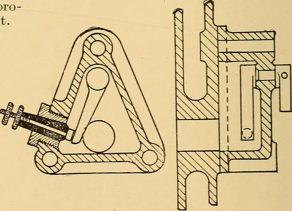 An illustration from The internal combustion engine; being a text book on gas, oil and petrol engines, for the use of students and engineers, 1909, leaf 299