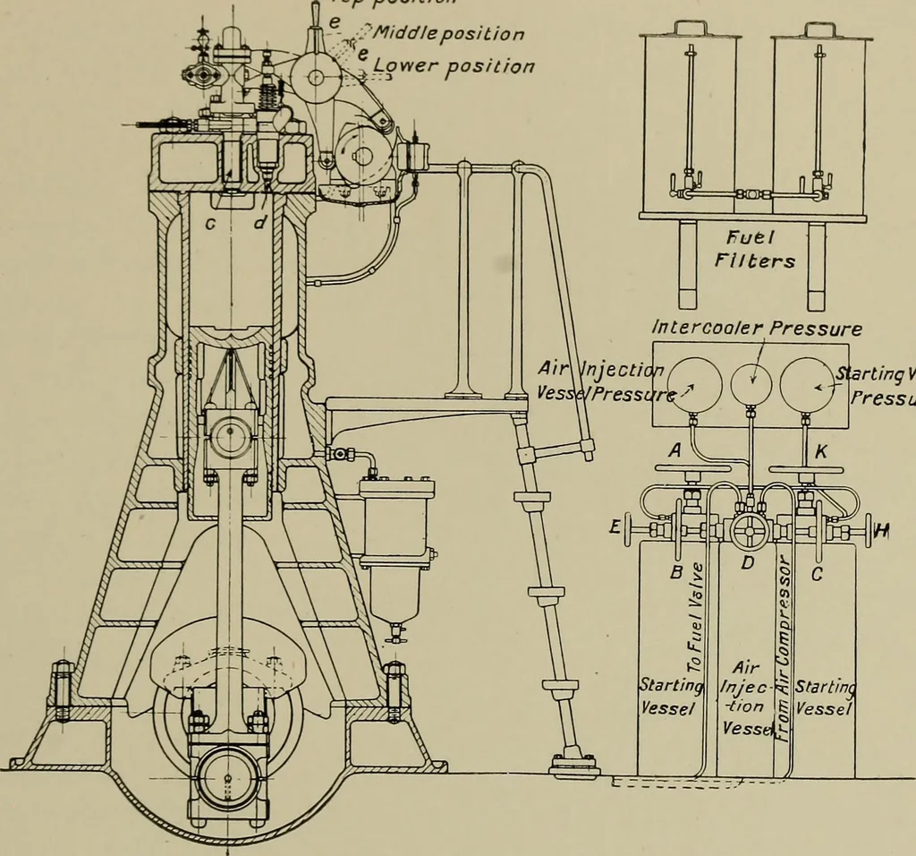 An illustration from The internal combustion engine; a text-book for the use of students and engineers, 1915, leaf 262