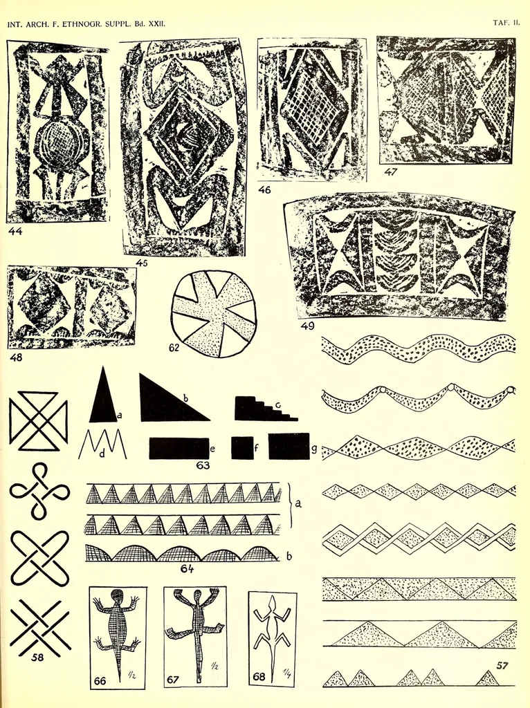 An illustration from Internationales Archiv für Ethnographie, 1888, leaf 507