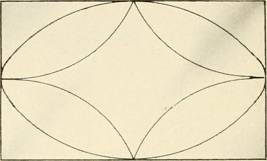 An illustration from International art glass catalogue : art and beveled glass in all its branches : church, memorial, society and domestic windows, Art Nouveau, prism, mitre beveled plate, leaded bevel, etc., 1914, leaf 5