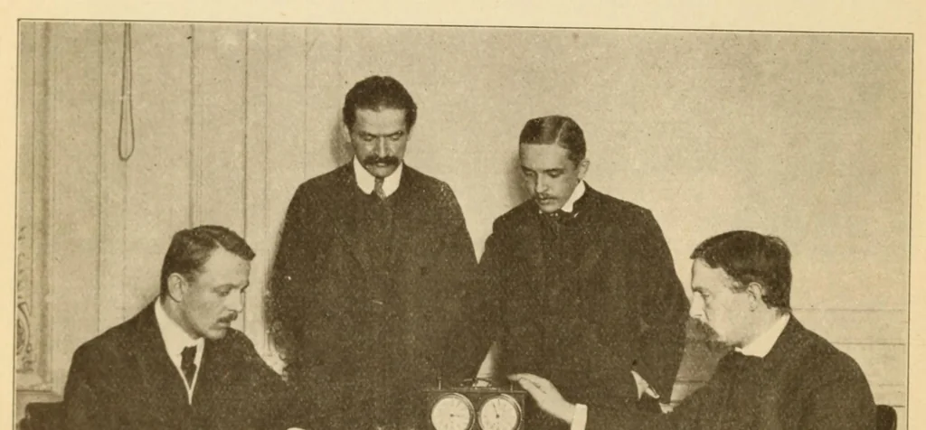 An illustration from The international chess congress, St. Petersburg, 1909, 1910, leaf 18