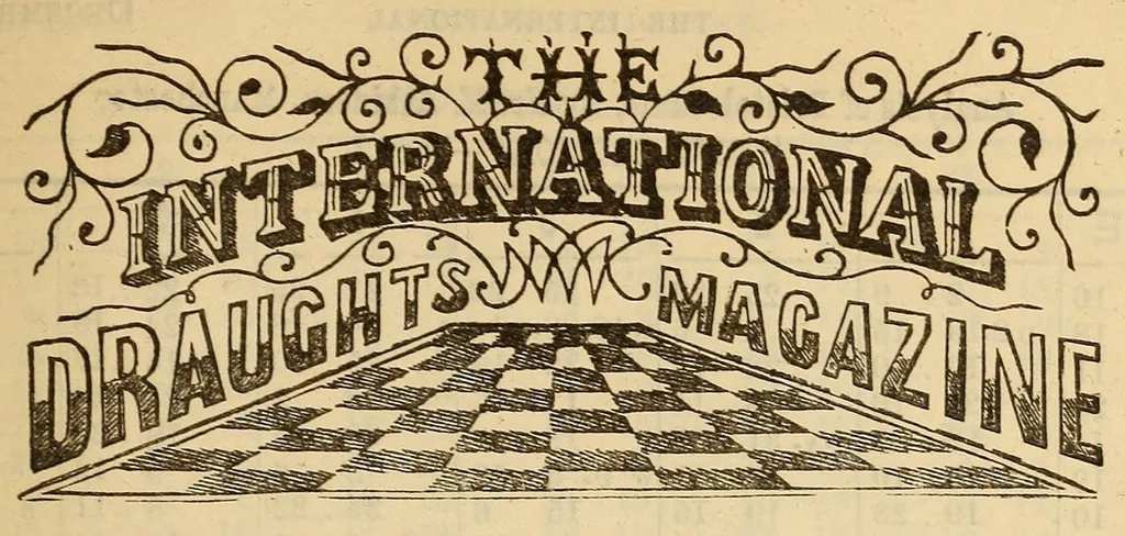 An illustration from The International draughts magazine, 1888, leaf 141