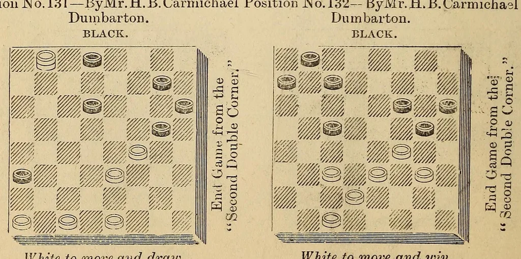 An illustration from The International draughts magazine, 1888, leaf 296