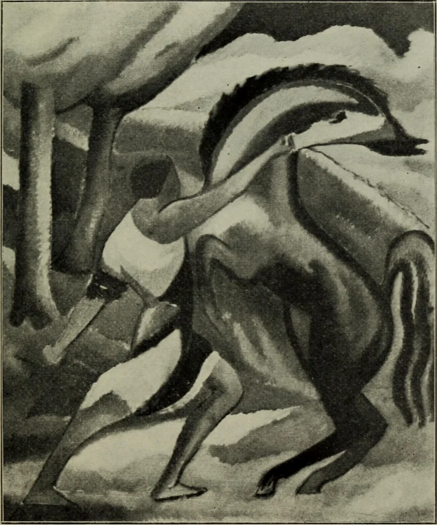 An illustration from Internationale Kunstausstellung des Sonderbundes Westdeutscher Kunstfreunde und Künstler zu Cöln, 1912, 1912, leaf 182