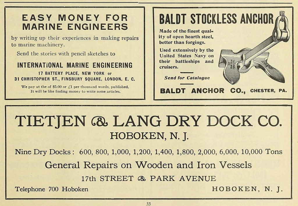 An illustration from International marine engineering, 1906, leaf 611