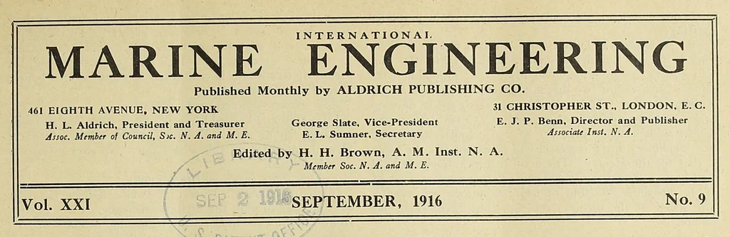 An illustration from International marine engineering, 1906, leaf 409