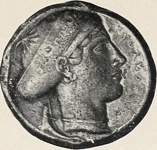 An illustration from International medallic exhibition of the American numismatic society, opening on the twelfth of March, 1910. Catalogue (coins), 1910, leaf 18