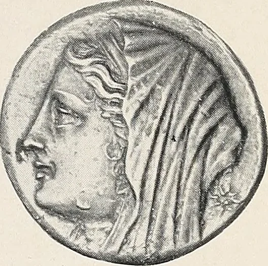 An illustration from International medallic exhibition of the American numismatic society, opening on the twelfth of March, 1910. Catalogue (coins), 1910, leaf 18