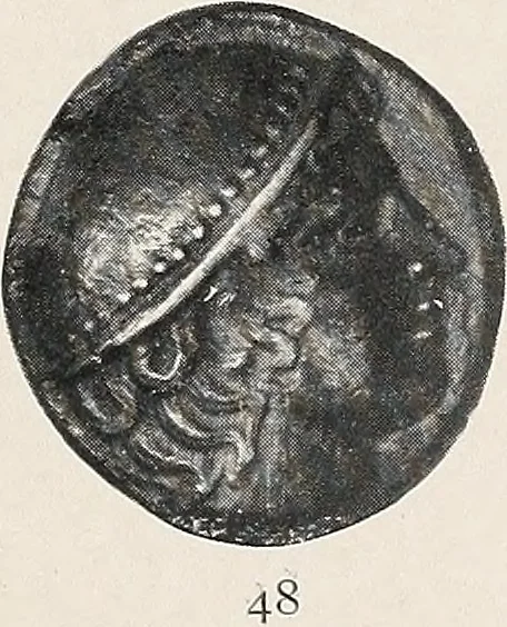 An illustration from International medallic exhibition of the American numismatic society, opening on the twelfth of March, 1910. Catalogue (coins), 1910, leaf 18