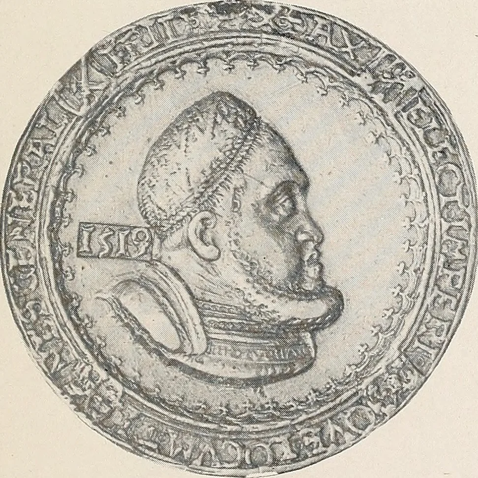An illustration from International medallic exhibition of the American numismatic society, opening on the twelfth of March, 1910. Catalogue (coins), 1910, leaf 54