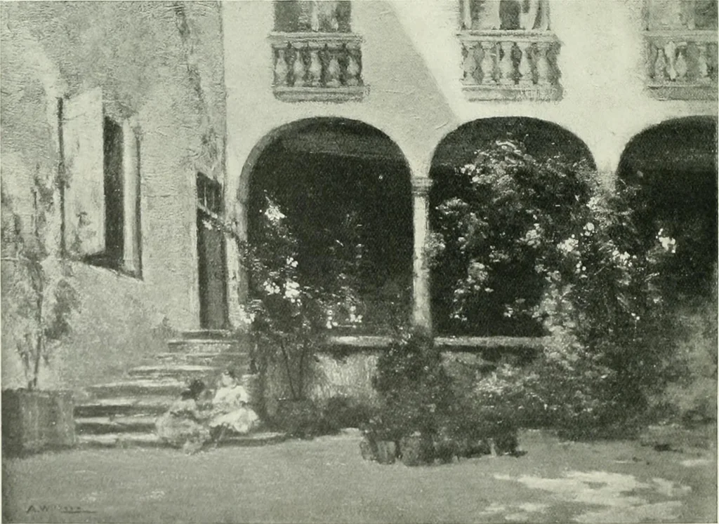 An illustration from International studio, 1897, leaf 107