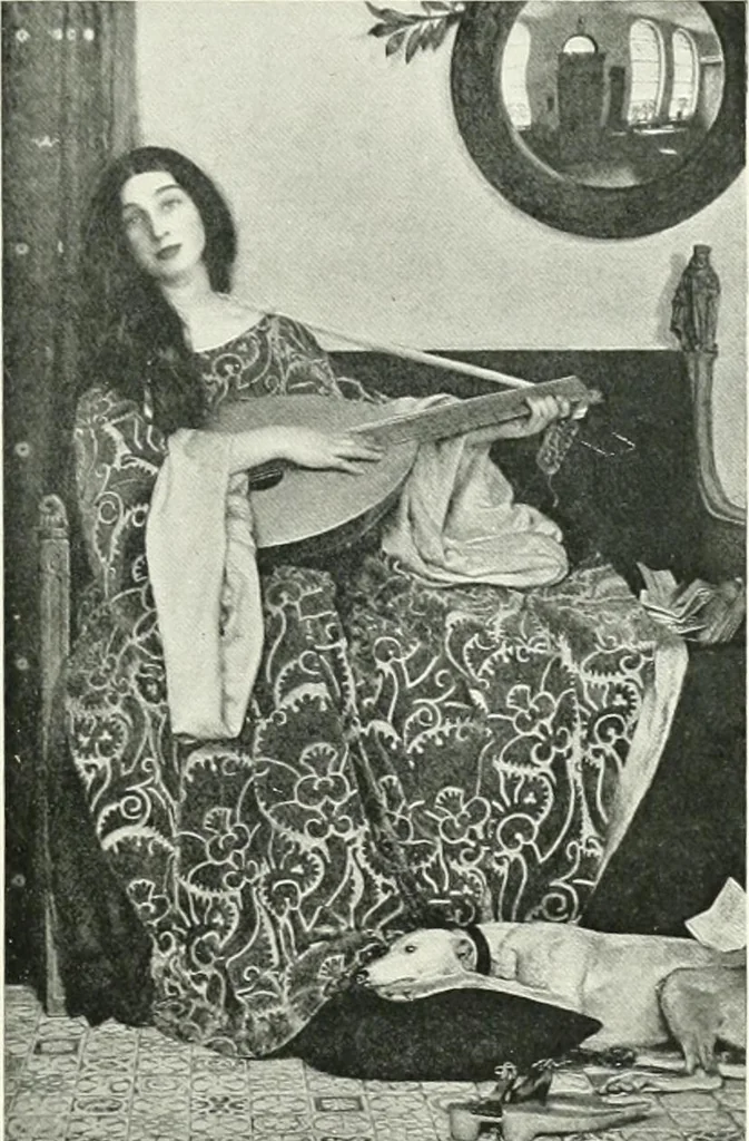 An illustration from International studio, 1897, leaf 110
