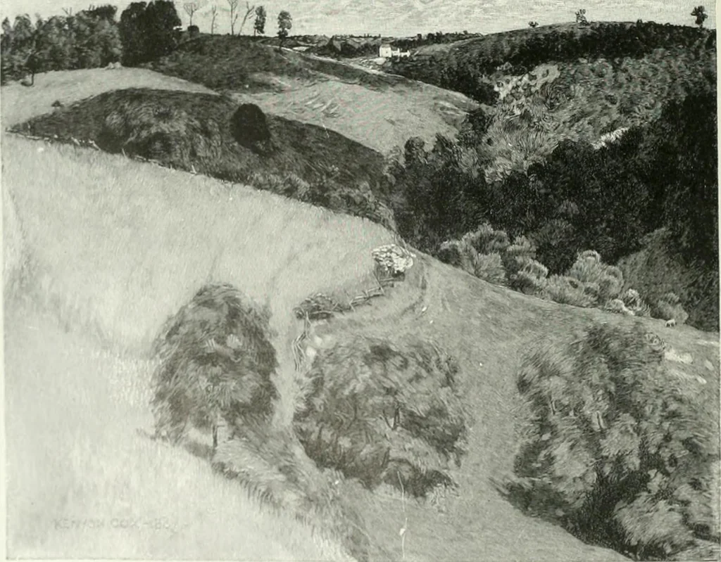 An illustration from International studio, 1897, leaf 21