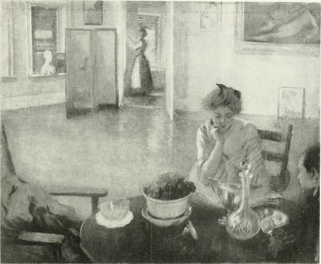An illustration from International studio, 1897, leaf 262
