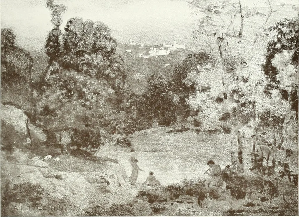 An illustration from International studio, 1897, leaf 296