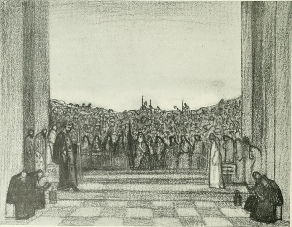 An illustration from International studio, 1897, leaf 343