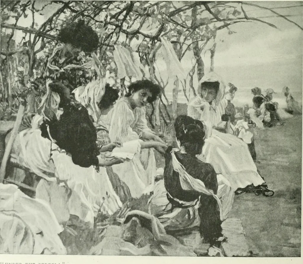 An illustration from International studio, 1897, leaf 371