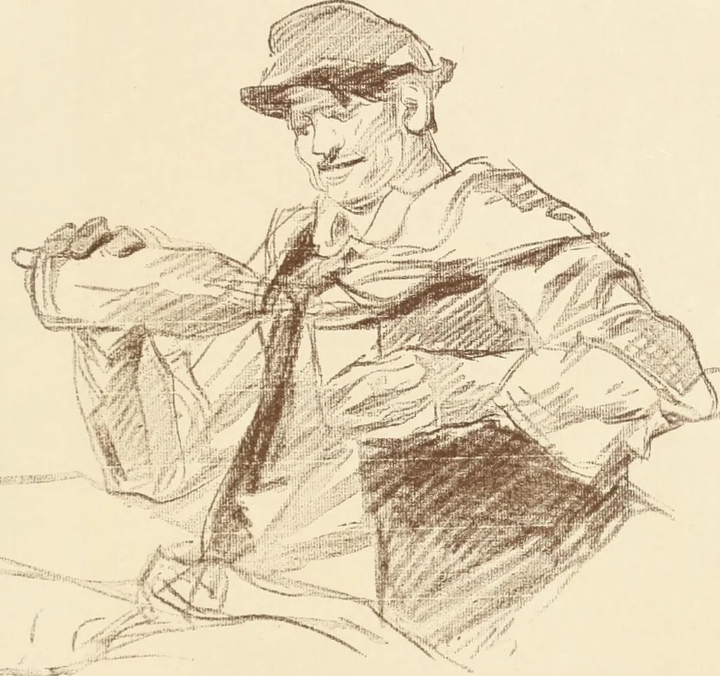 An illustration from International studio, 1897, leaf 64