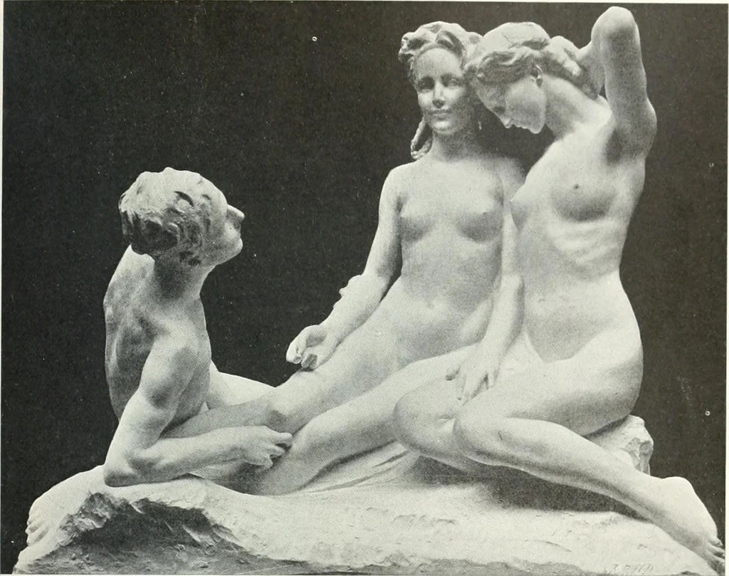 An illustration from International studio, 1897, leaf 122