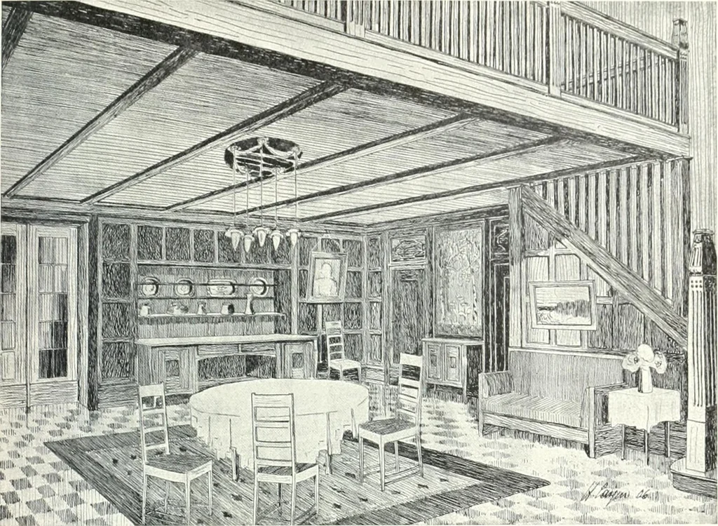 An illustration from International studio, 1897, leaf 168
