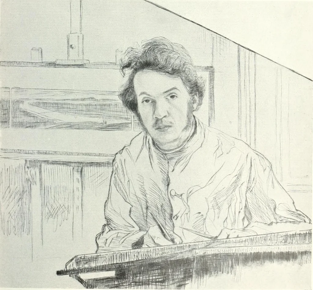An illustration from International studio, 1897, leaf 170