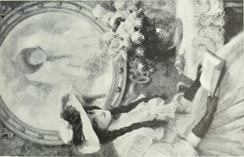 An illustration from International studio, 1897, leaf 192