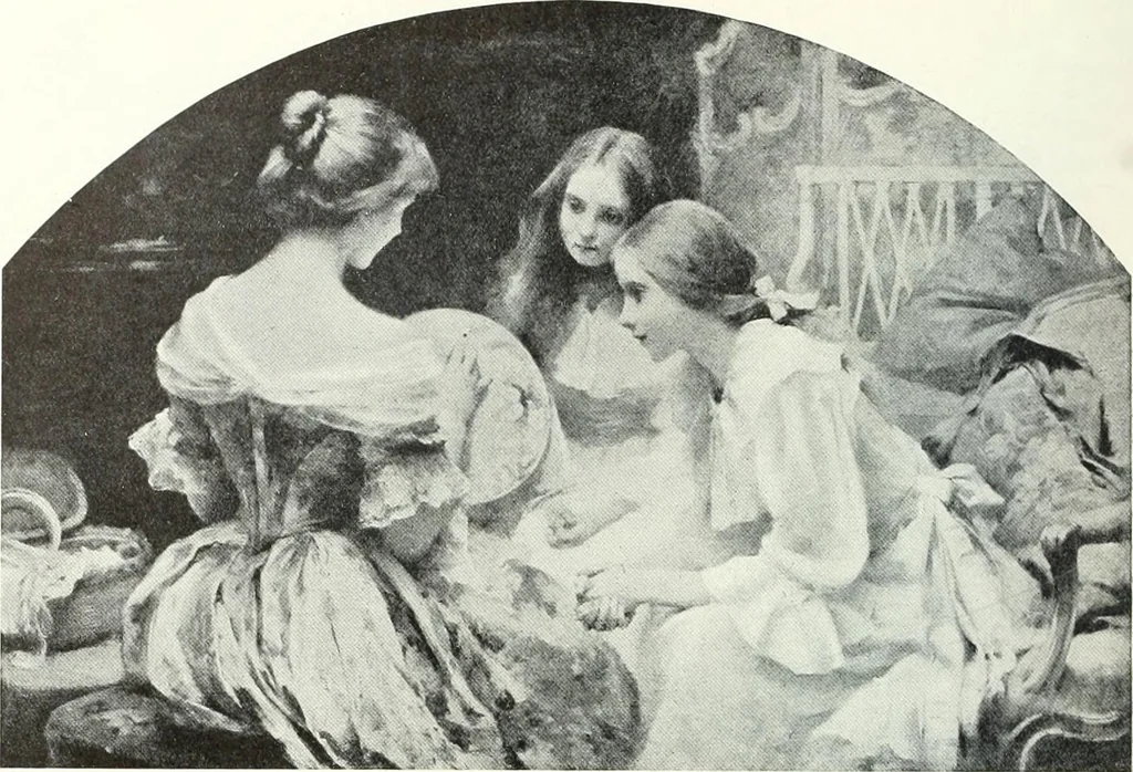 An illustration from International studio, 1897, leaf 195