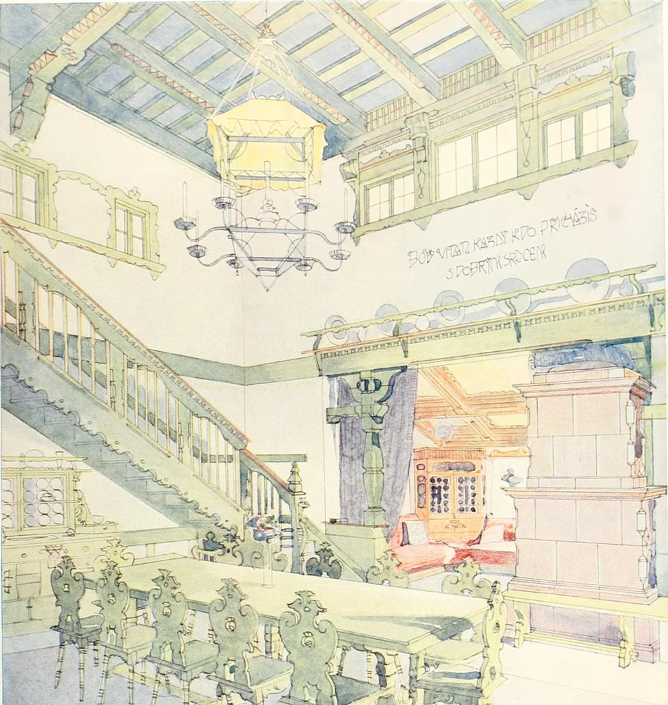 An illustration from International studio, 1897, leaf 208