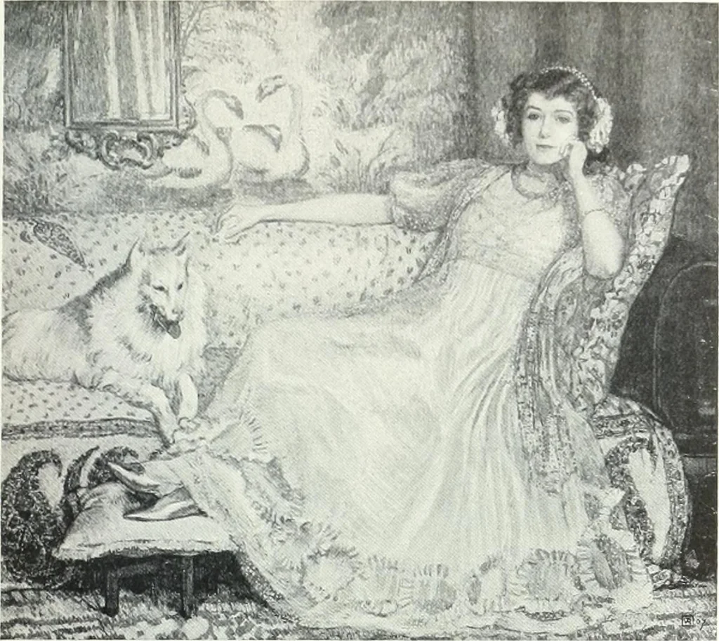 An illustration from International studio, 1897, leaf 218