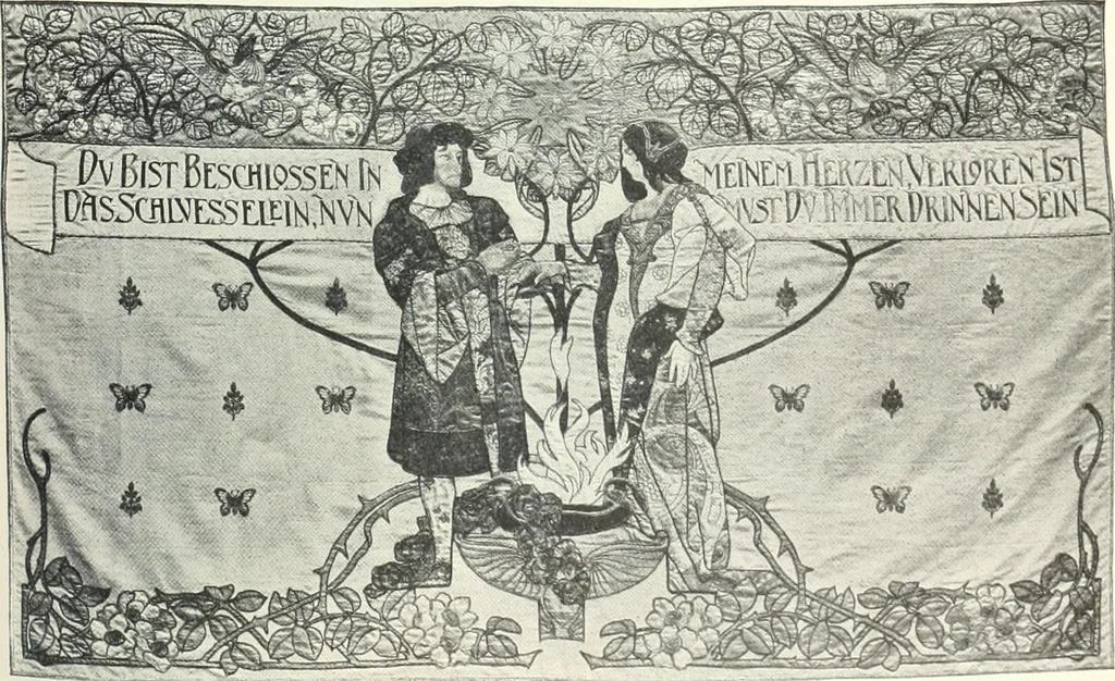 An illustration from International studio, 1897, leaf 336