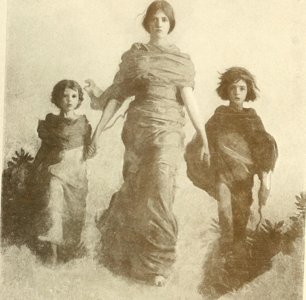 An illustration from International studio, 1897, leaf 434