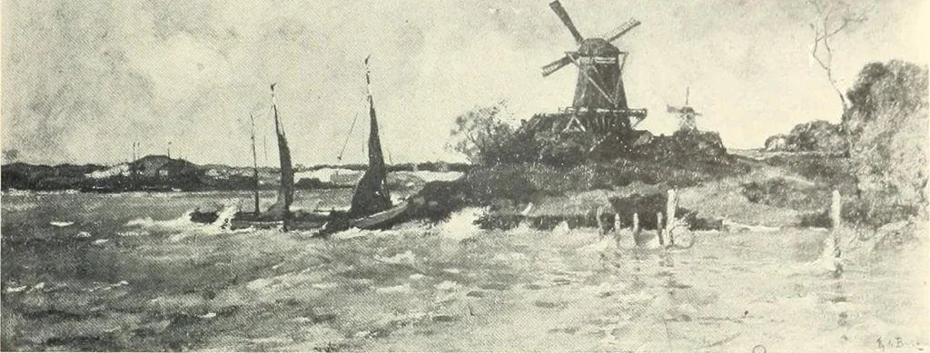 An illustration from International studio, 1897, leaf 488