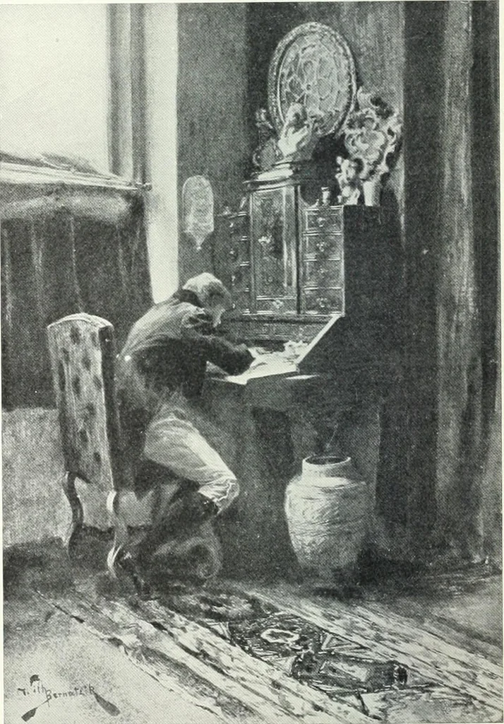 An illustration from International studio, 1897, leaf 87