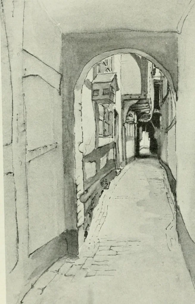 An illustration from International studio, 1897, leaf 162