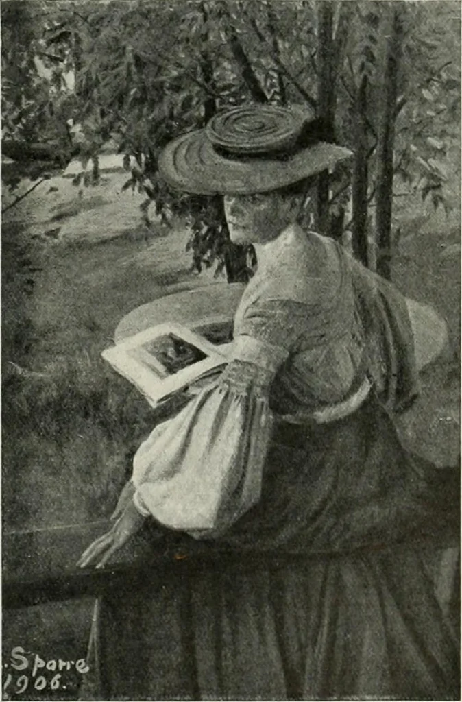 An illustration from International studio, 1897, leaf 263