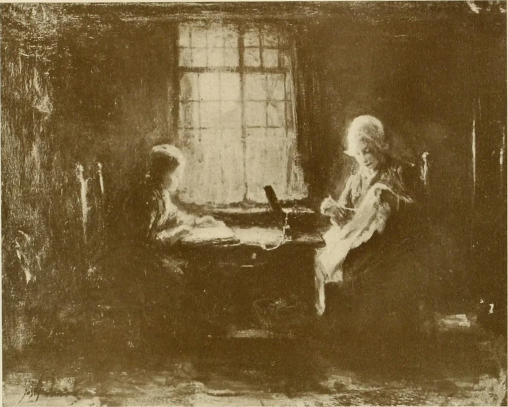 An illustration from International studio, 1897, leaf 419