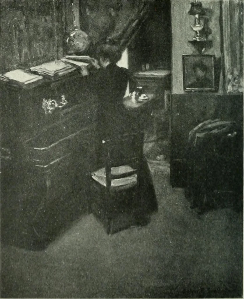 An illustration from International studio, 1897, leaf 514