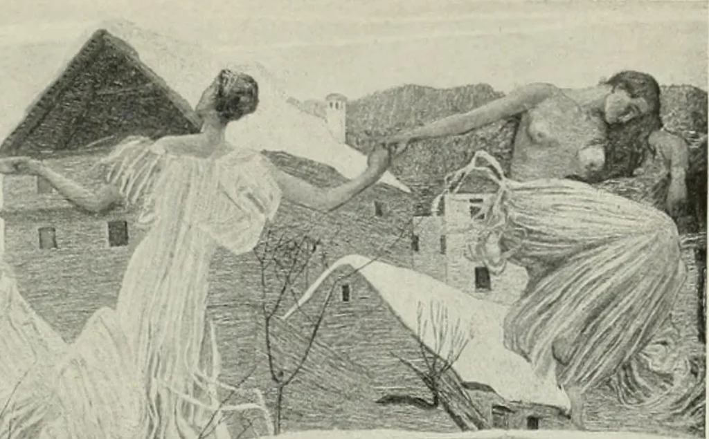 An illustration from International studio, 1897, leaf 57