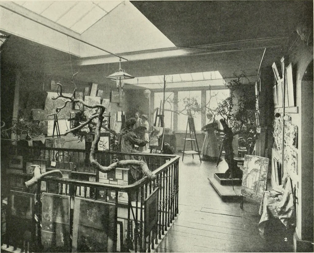An illustration from International studio, 1897, leaf 61