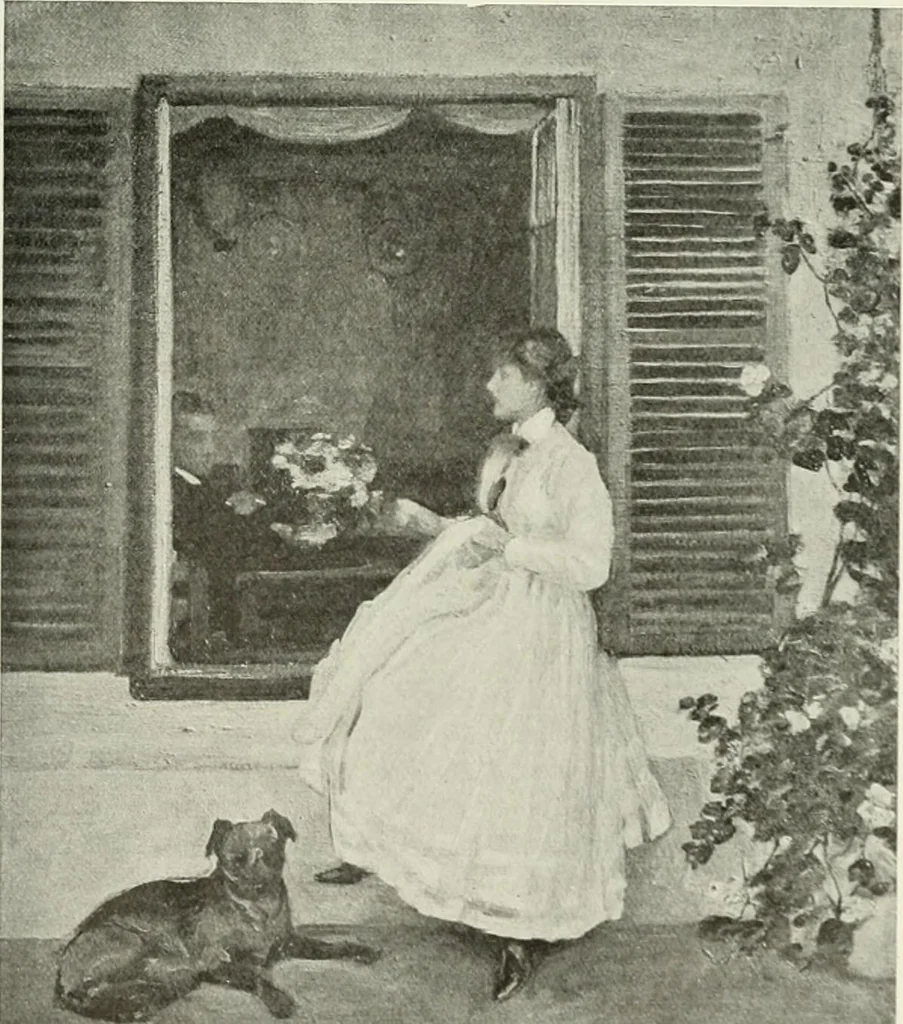 An illustration from International studio, 1897, leaf 105