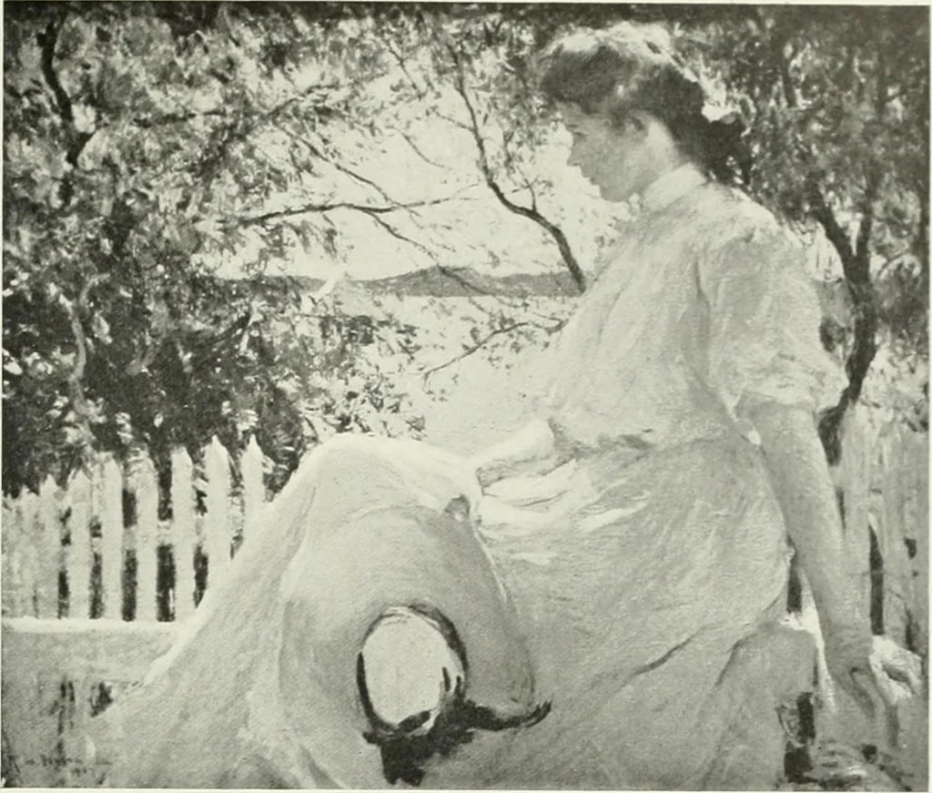 An illustration from International studio, 1897, leaf 125