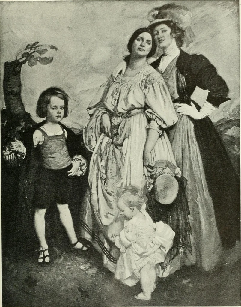 An illustration from International studio, 1897, leaf 187